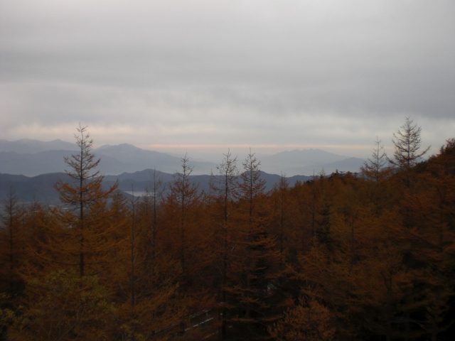 山中湖と富士山