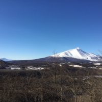 駒髪山からの浅間山