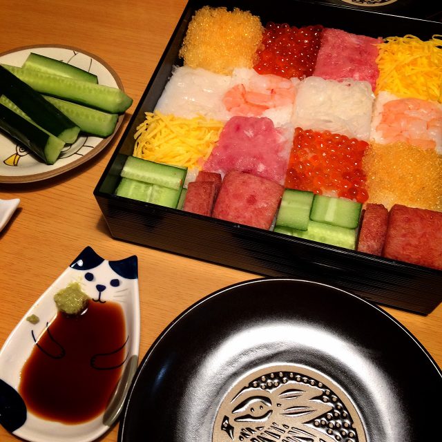 ひな祭りとモザイク寿司