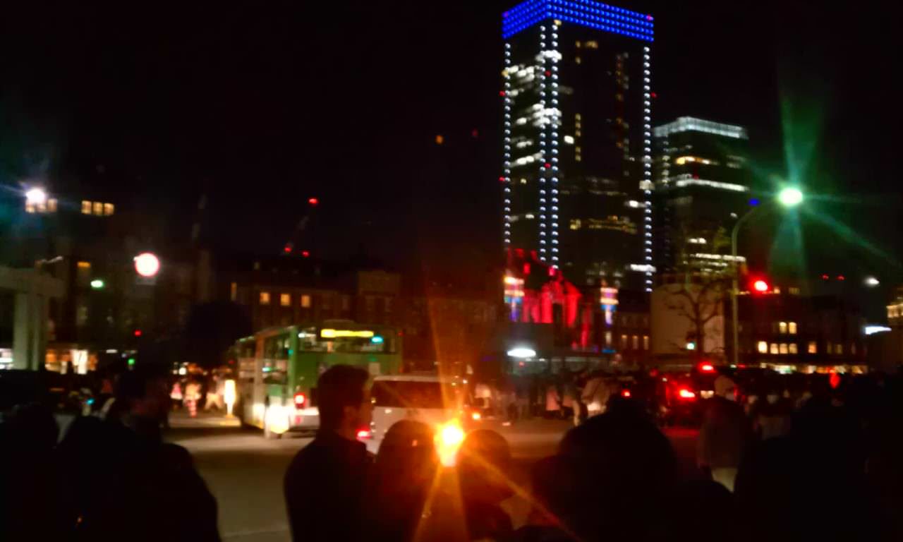 東京駅のプロジェクションマッピング