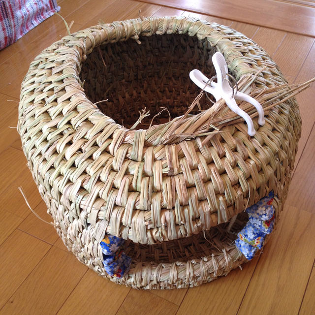 猫ちぐらづくり（6回目）