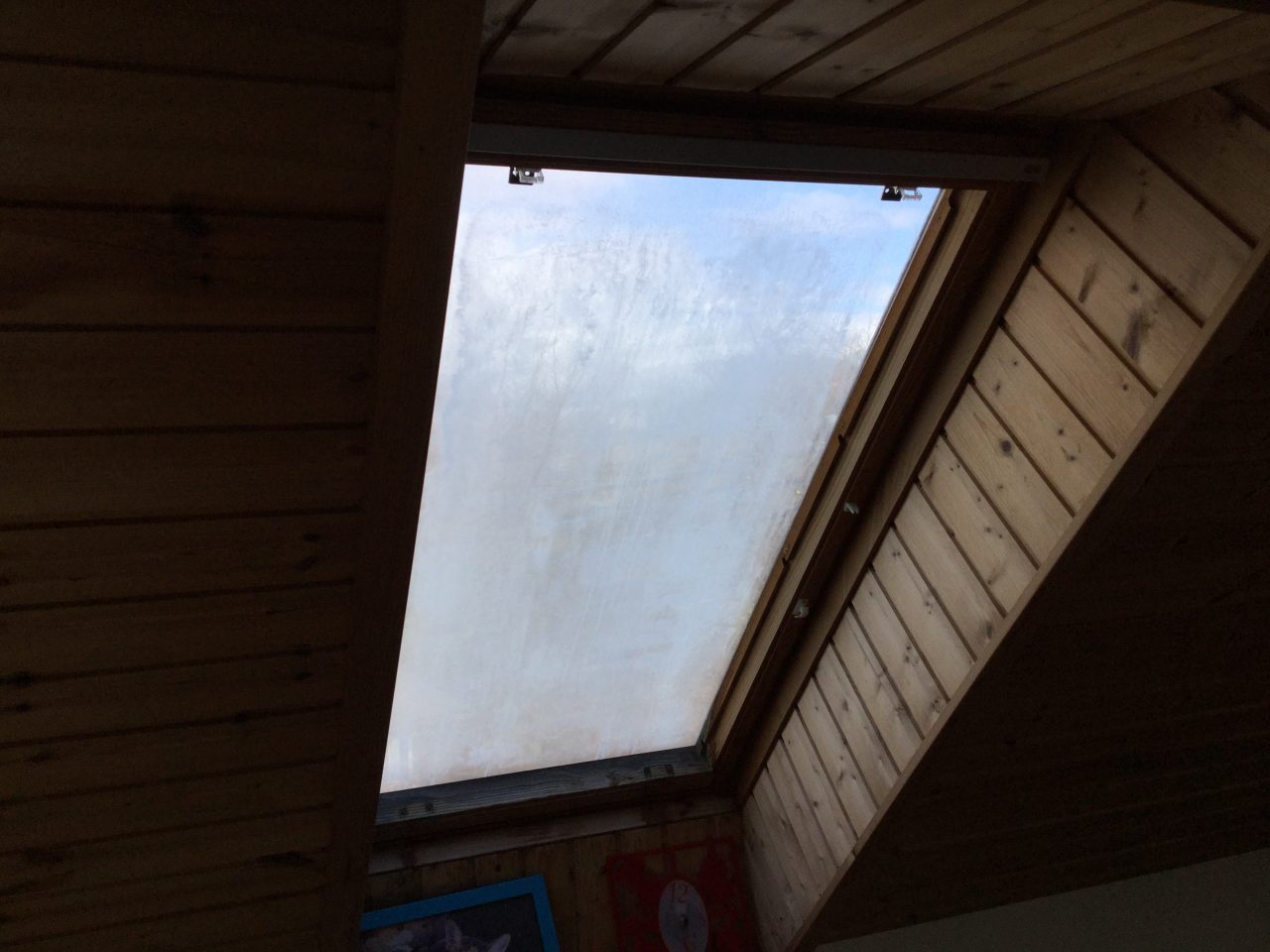 曇った窓