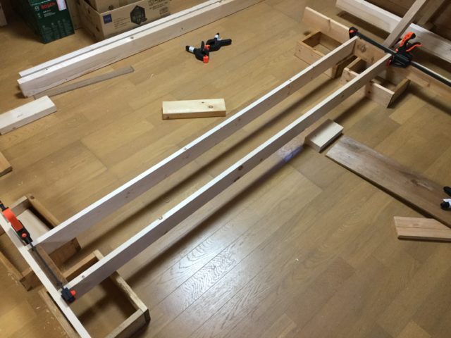 薪棚用のパーツ製作