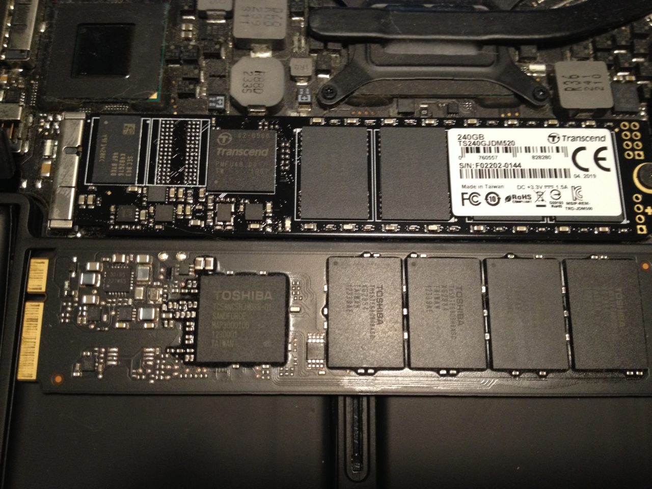 MacBook Air（11-inch, Mid 2012）のSSD交換