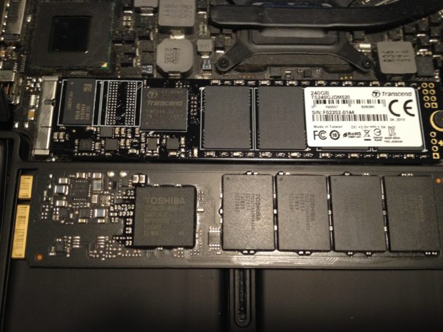 MacBook Air(11-inch, Mid 2012)のSSD交換