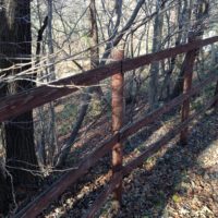 木柵の修理