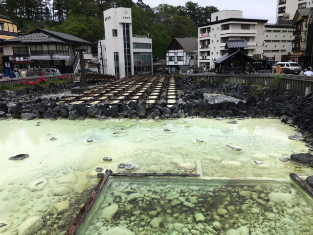 草津散歩と貸切温泉