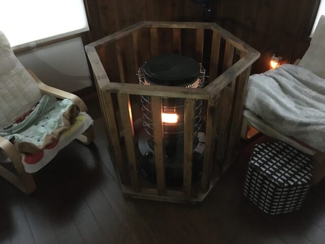 早くもストーブ稼働