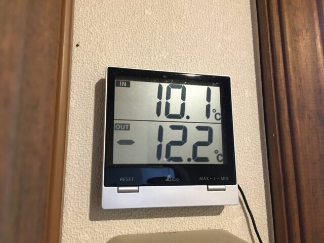 過去5年間の最低気温