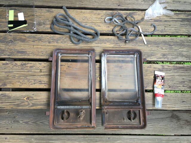 薪ストーブ（MORSØ 1126）のガスケットロープ交換