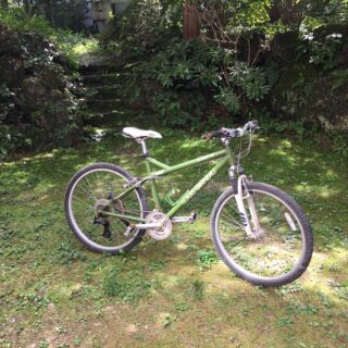 自転車で郵便局へ