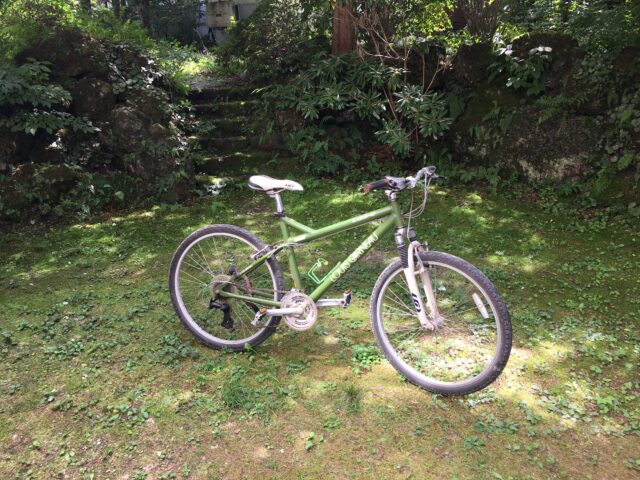 自転車で郵便局へ