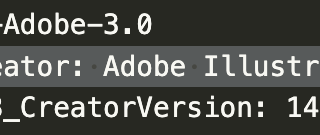 Illustratorファイル（.ai）の保存時に設定したIllustratorのバージョンを調べる方法