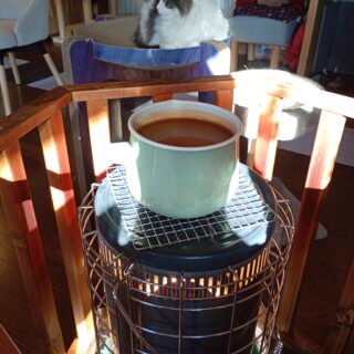 ストーブに置いた鍋が沸騰した時の振動音対策