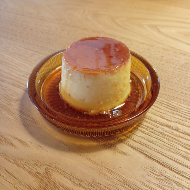 思ったほど硬くないプリン